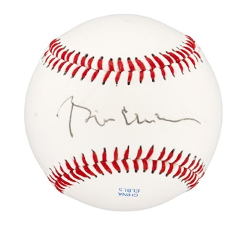 Bill Clinton Autographed Baseball 